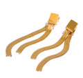 Catarina Earring Metal Mesh Plated in 18K Gold