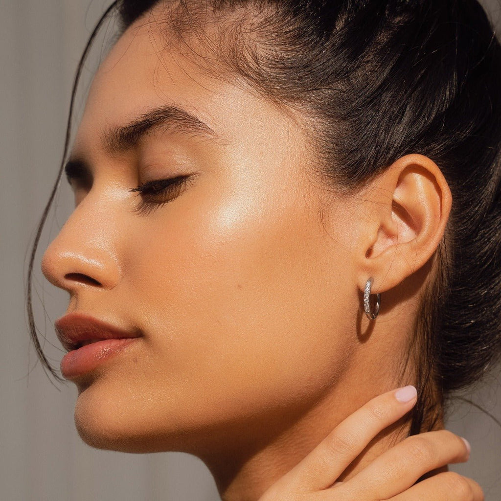 Arielle Hoop Earring - Silver