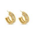 Gold Plated Hoop Earring 18k
