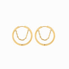 Gold-Plated Hoop Earring 18K