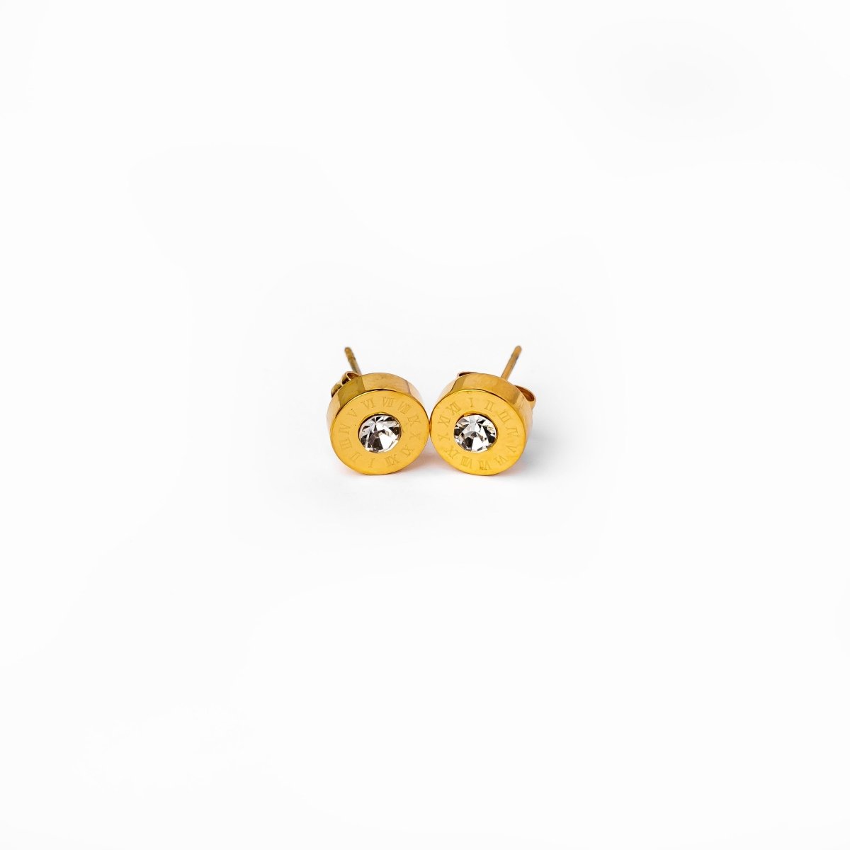 Enchanting Crystal Stone Earring Gold Plated 18K