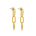 Hanging Earrings with 18k Gold Plating