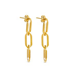 Hanging Earrings with 18k Gold Plating