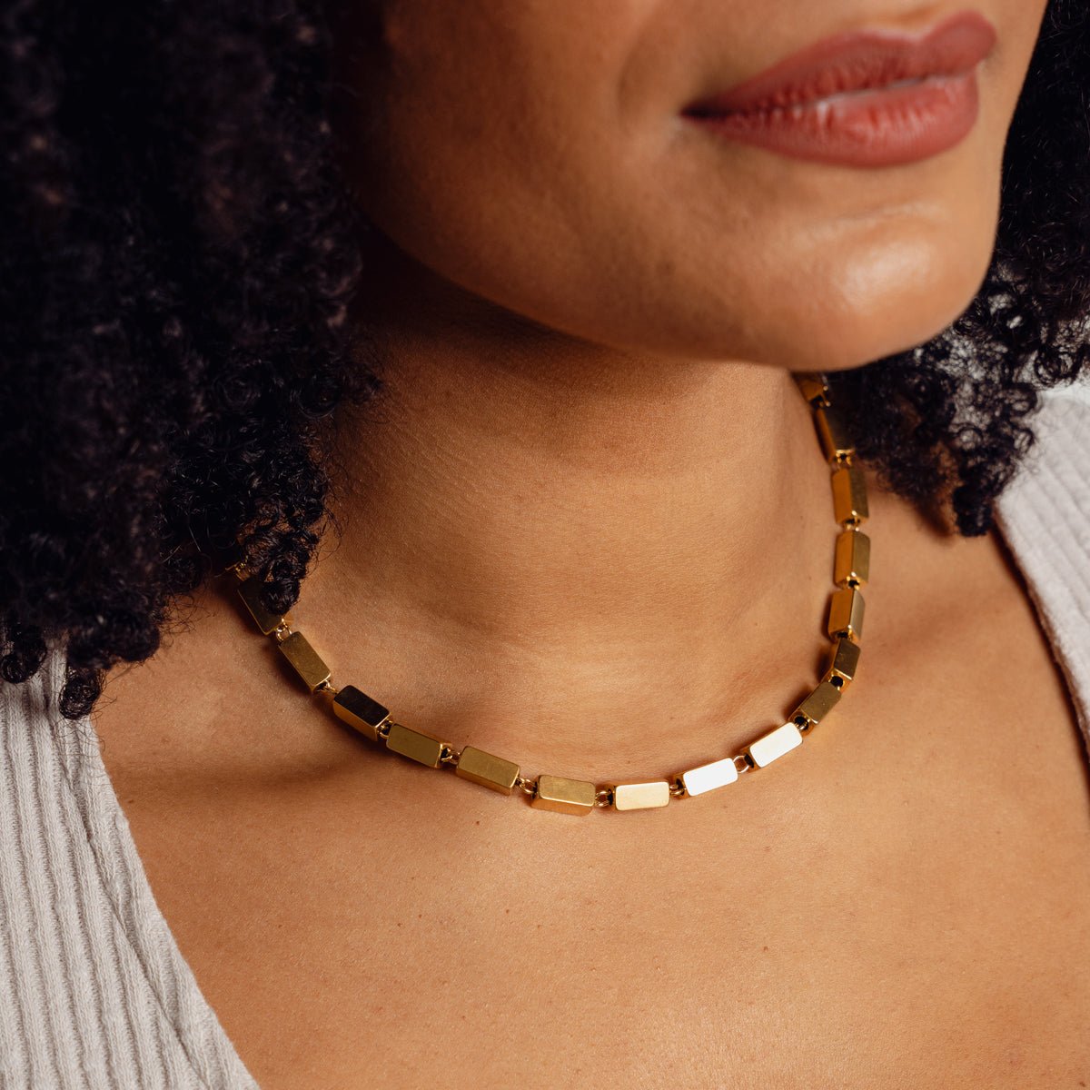Cora Necklace Plated in 18k Gold