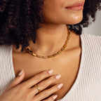 Cora Necklace Plated in 18k Gold