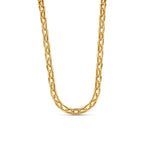 Chunky Link Necklace Plated in 18k Gold