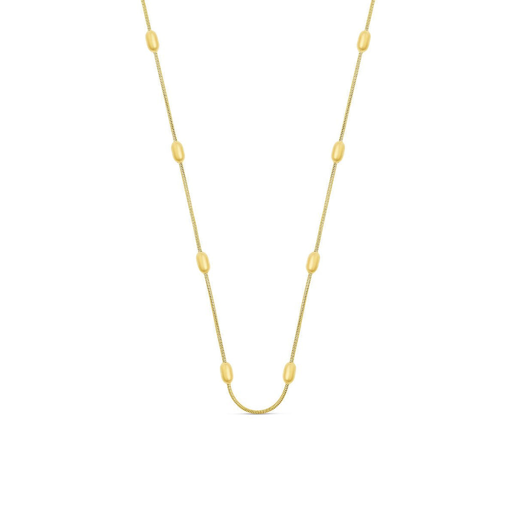 Sphere Necklace Plated in 18K Gold