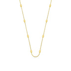 Sphere Necklace Plated in 18K Gold