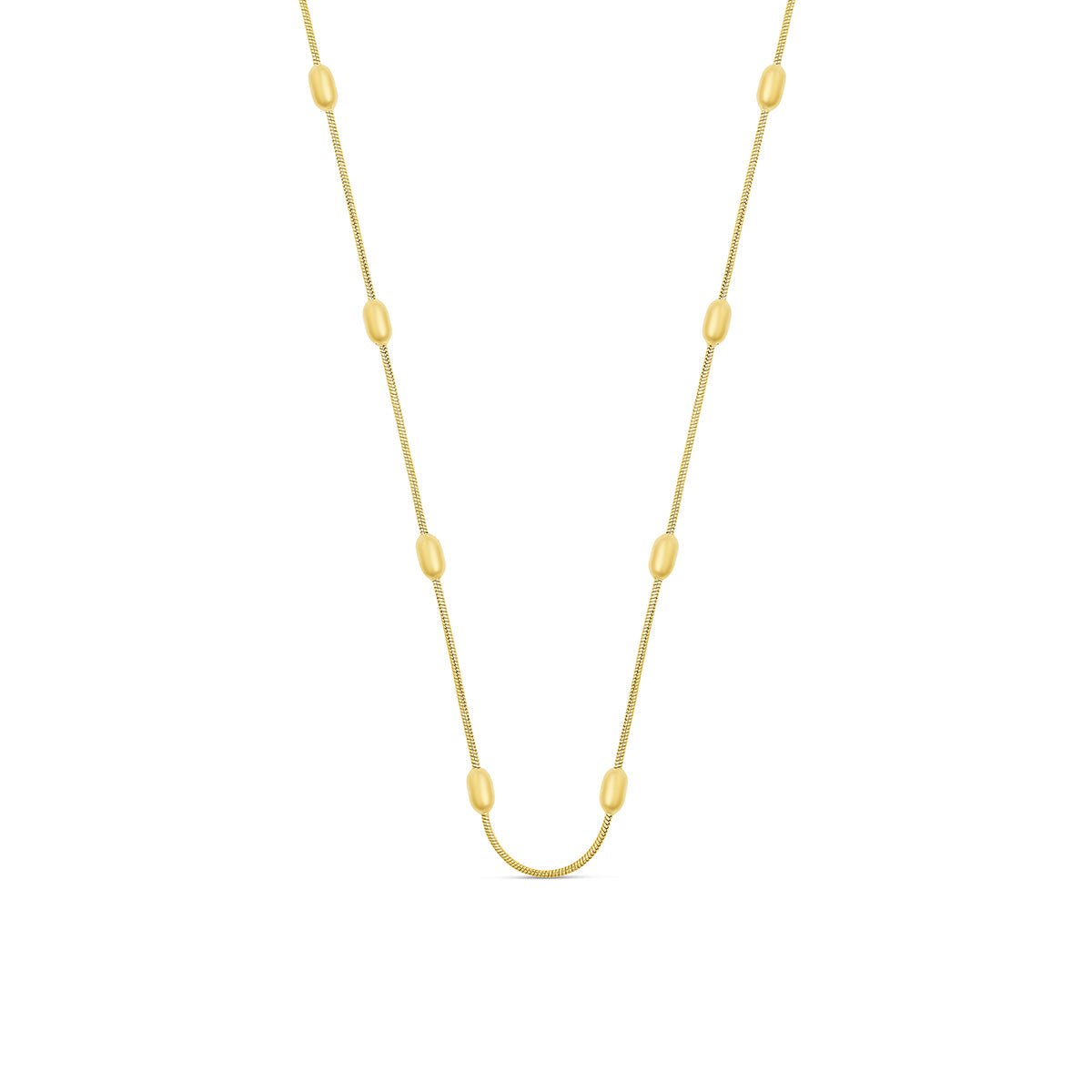 Sphere Necklace Plated in 18K Gold