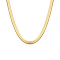 Gold Plated Snake Mesh Necklace in 18K Gold