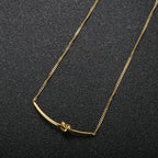 Gold-Plated Knot Necklace 18k