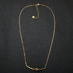 Gold-Plated Knot Necklace 18k