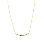 Gold-Plated Knot Necklace 18k