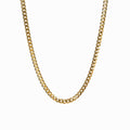Selenza Necklace Cuban Chain Plated in 18K Gold