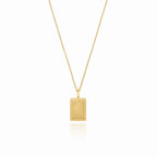 Sunrise Pendant Necklace Gold Plated 18K