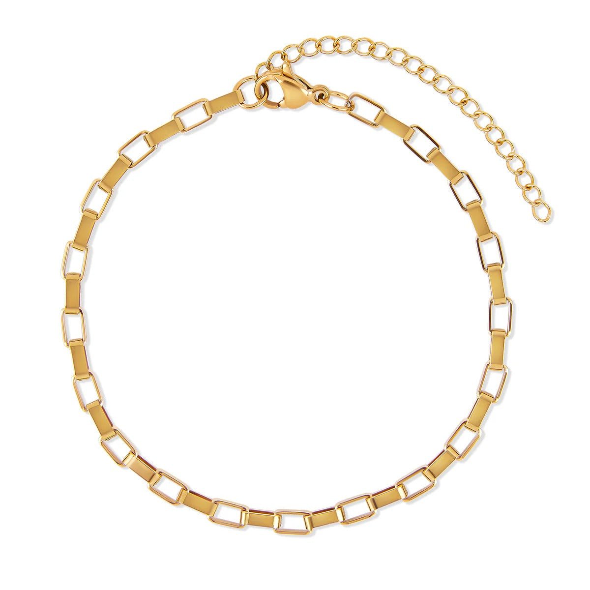 Elegance Bracelet Set & Knot Bracelet Plated in 18K Gold