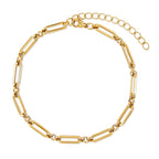 Elegance Bracelet Set & Knot Bracelet Plated in 18K Gold