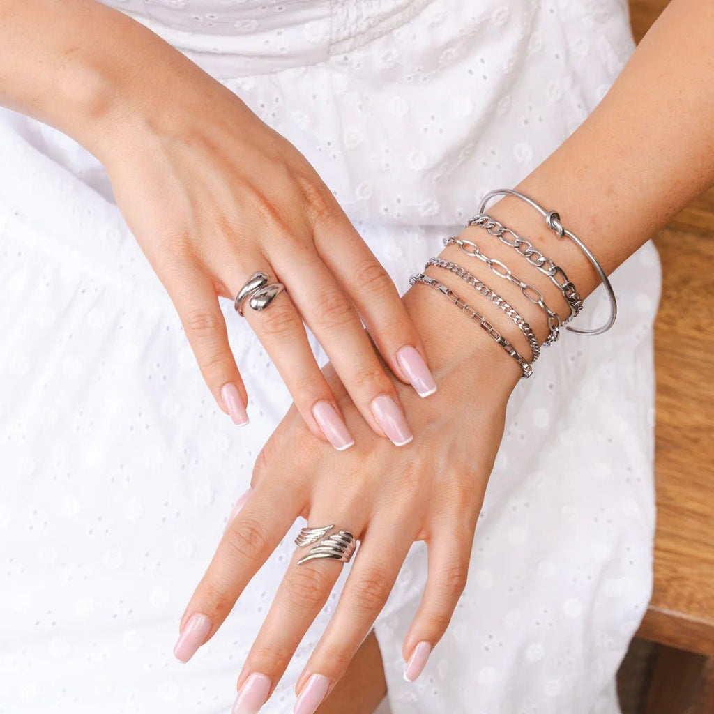 Elegance Bracelet Kit & Knot Bracelet - Silver