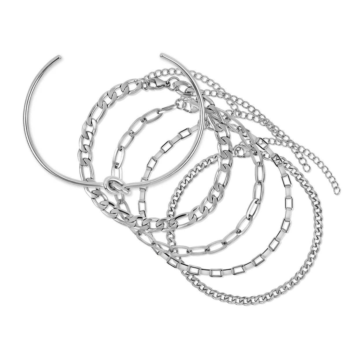 Elegance Bracelet Kit & Knot Bracelet - Silver
