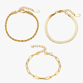 Essential Bracelets Kit Plated in 18K Gold