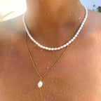 Mix Aloha Double Necklace Plated in 18k Gold