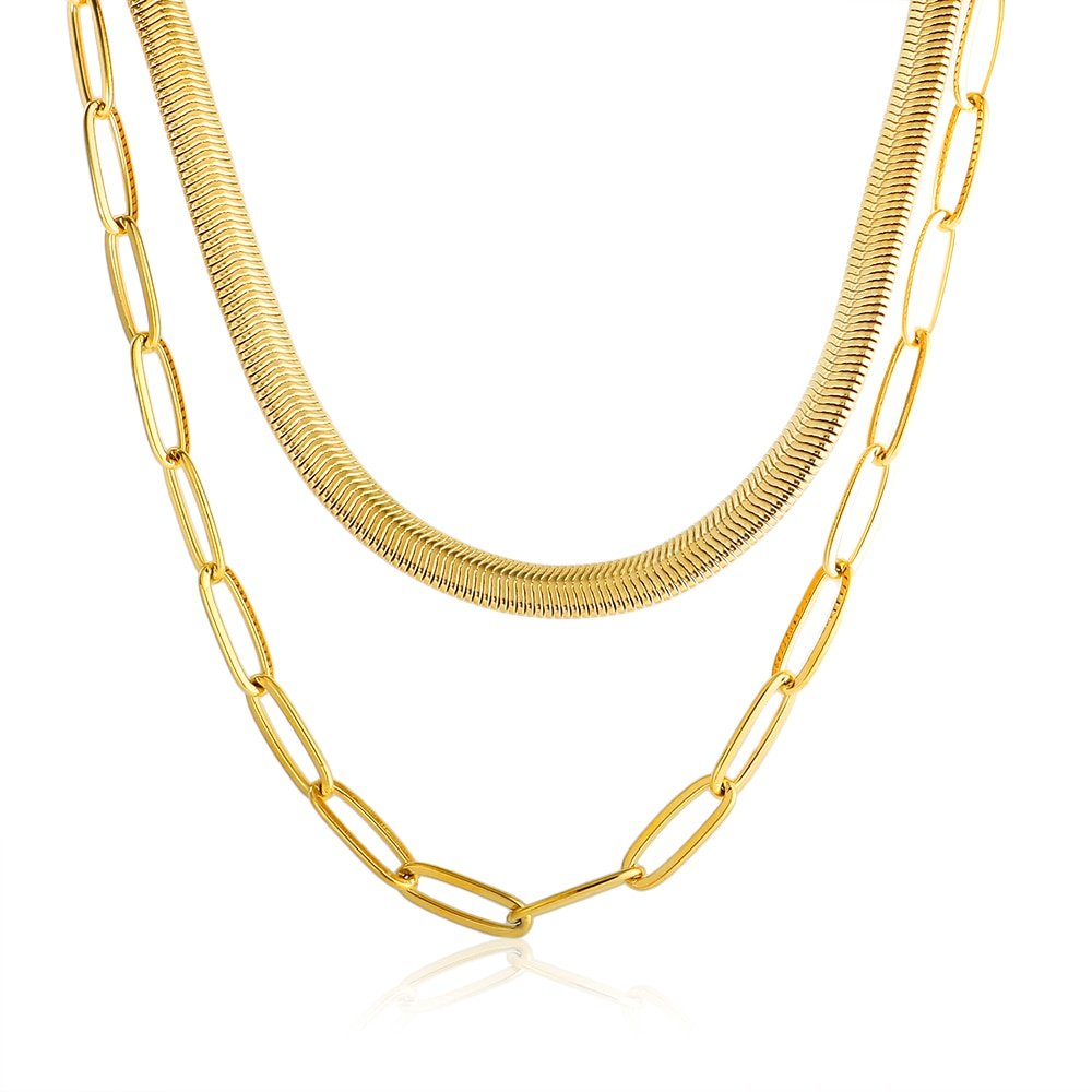 Mix Colar Antonela Plated in 18k Gold