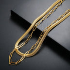 Mix Colar Antonela Plated in 18k Gold