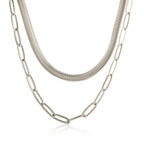 Mix Necklace Antonela - Silver