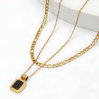 Mix Necklace Aurora Plated in 18K Gold