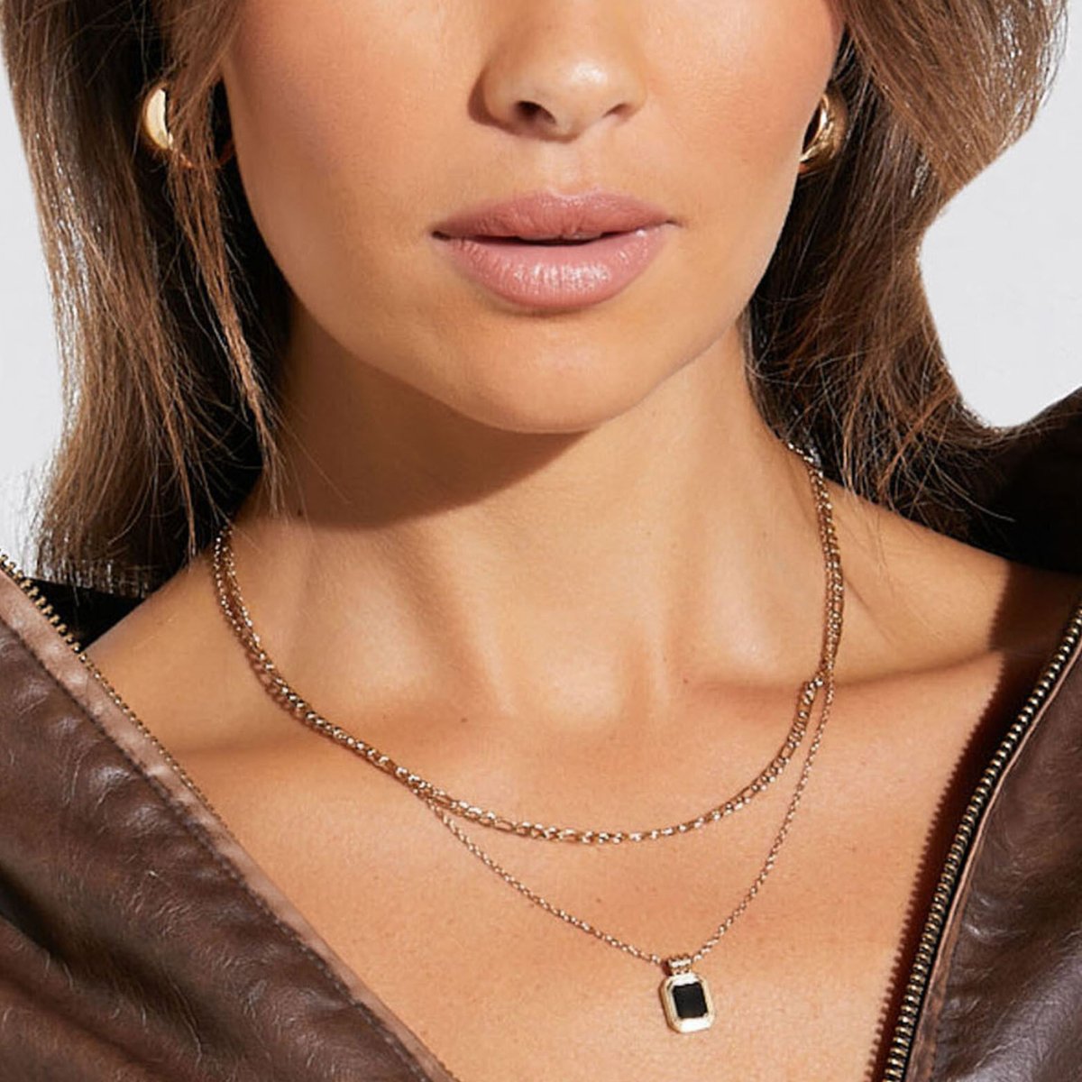 Mix Necklace Aurora Plated in 18K Gold