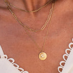 Cleopatra Necklace Mix Plated in 18K Gold