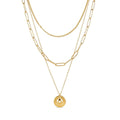 Cleopatra Necklace Mix Plated in 18K Gold