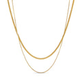 Mix of Essentials Necklaces Plated in 18K Gold