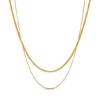 Mix of Essentials Necklaces Plated in 18K Gold