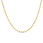 Gold-Plated Sphere Chain Necklace 18K