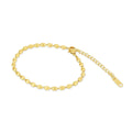 Gold Plated Sphere Chain Bracelet 18K