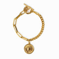 London Cents Bracelet Plated in 18K Gold
