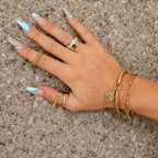 Celina Chain Bracelet Plated in 18K Gold