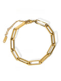 Celina Chain Bracelet Plated in 18K Gold