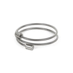 Triple Spiral Bracelet - Silver