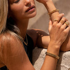 18k Gold Plated Link Bracelet