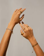 Riviera Baguette Lock Bracelet Plated in 18K Gold