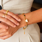 Love Glow Monochromatic Bracelet Plated in 18K Gold