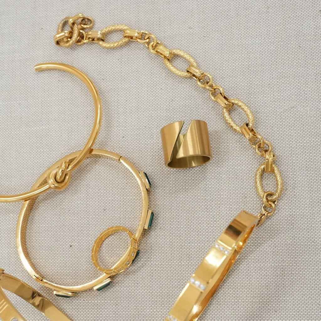 18k Gold Plated Lux Bracelet