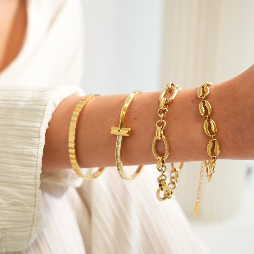 18k Gold Plated Lux Bracelet