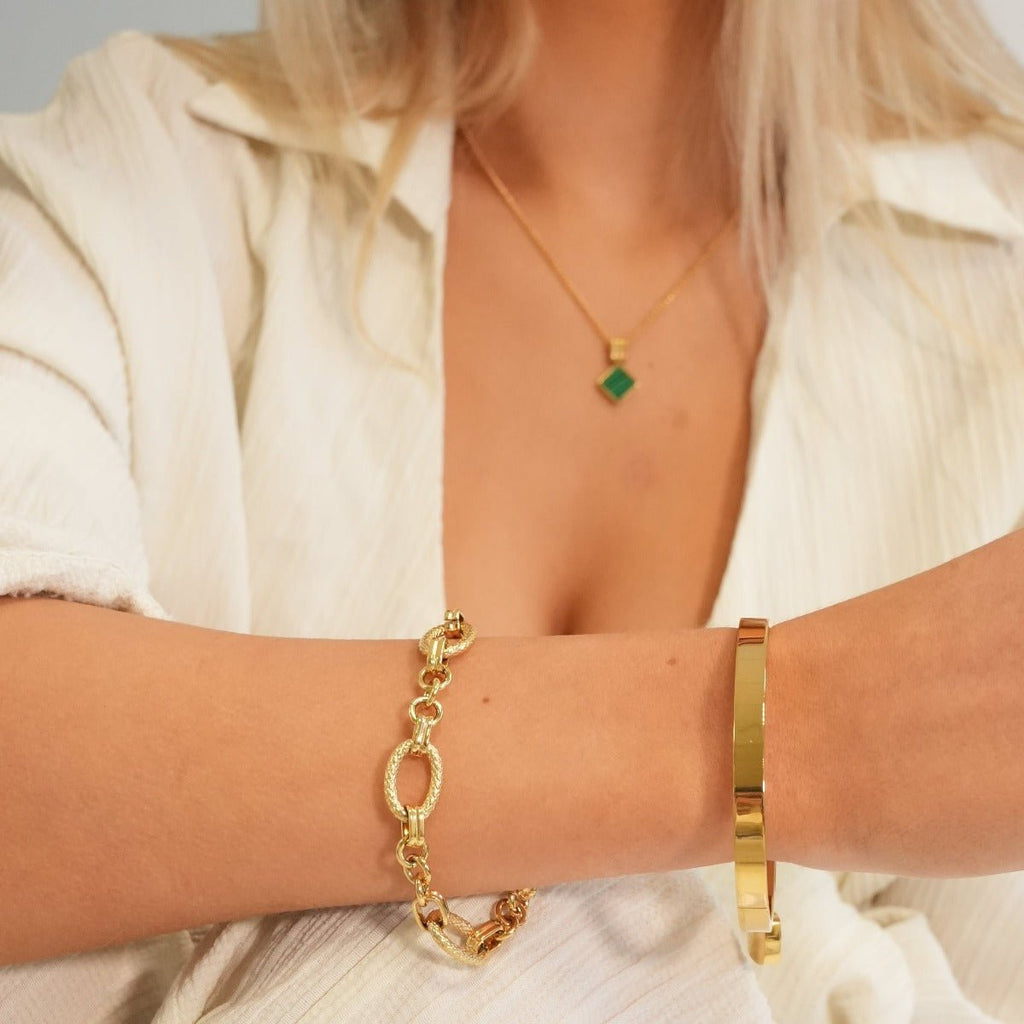 18k Gold Plated Lux Bracelet