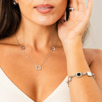 Square Mono Bracelet - Silver