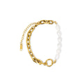 Mood Pearl Bracelet Plated in 18k Gold