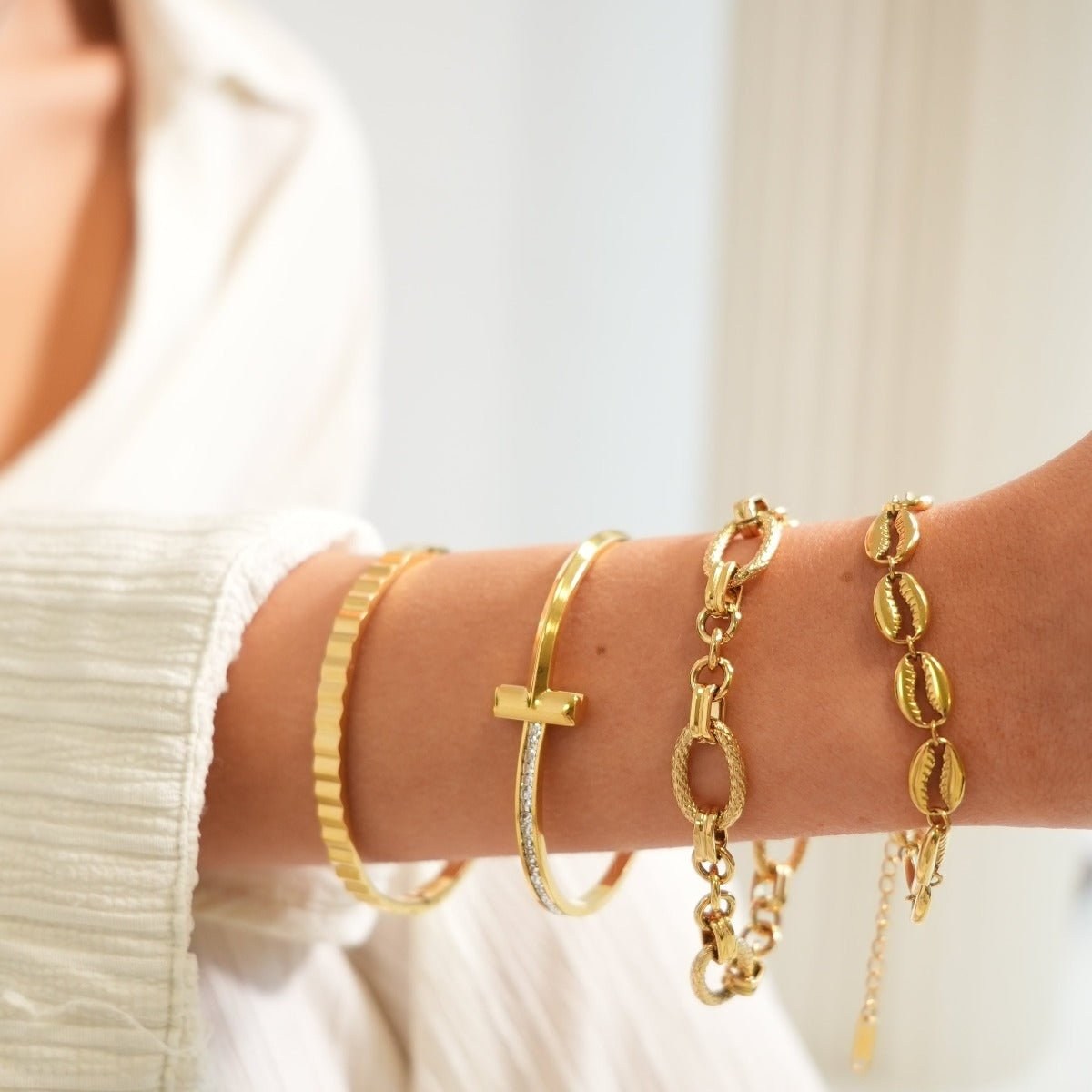 Noronha Bracelet Plated in 18k Gold
