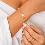 Persian Pearl Bracelet Gold Plated in 18k